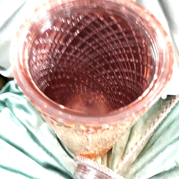 STARBUCKS LTD ED COPPER METALLIC TEXTURED CUP SWIRL STRAW! RARE! - Picture 3 of 10